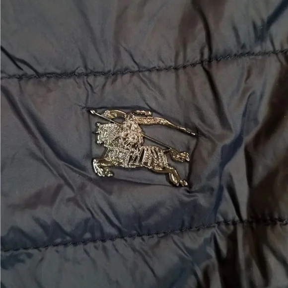 Burberry Navy Blue NWT Puffer Vest